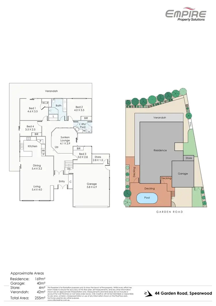 Floorplan of Homely house listing, 44 Garden Road, Spearwood WA 6163