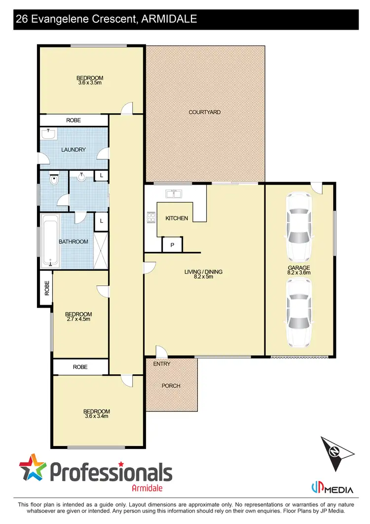 Floorplan of Homely house listing, 26 Evangelene Crescent, Armidale NSW 2350