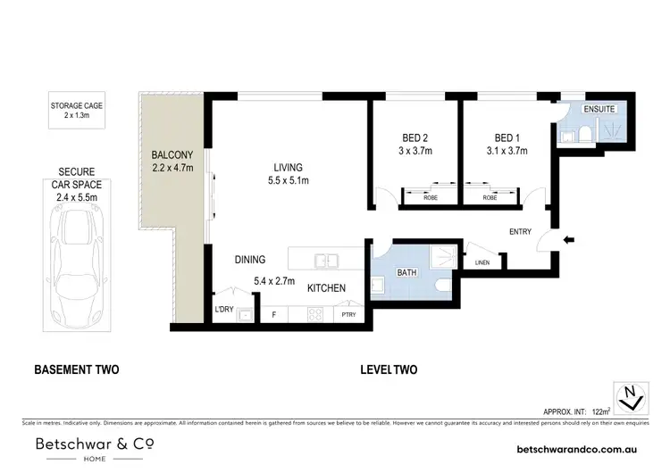 Floorplan of Homely apartment listing, 202/31 Atchison Street, Wollongong NSW 2500