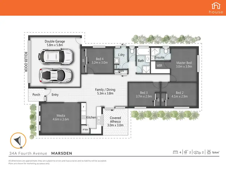 Floorplan of Homely house listing, 34A Fourth Avenue, Marsden QLD 4132