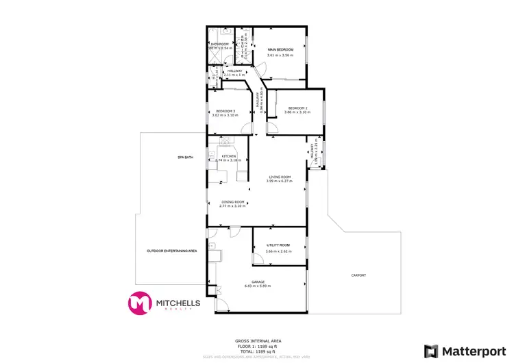 Floorplan of Homely house listing, 1-3 Butcherbird Close, Eli Waters QLD 4655
