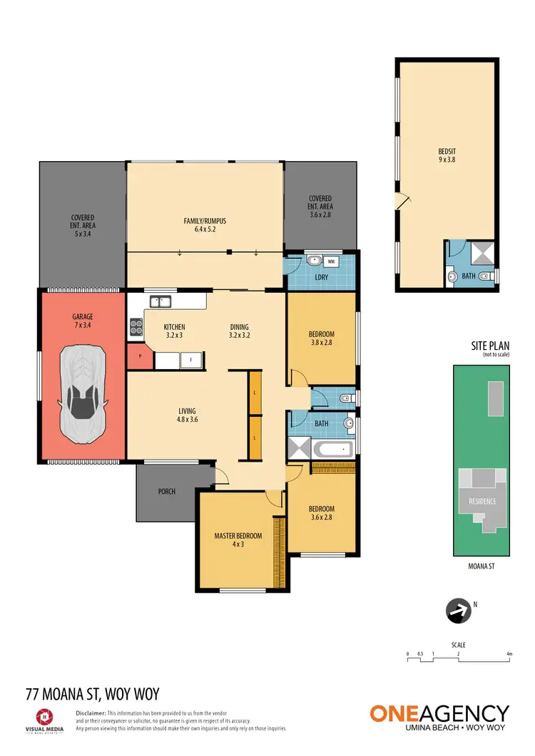 Floorplan of Homely house listing, 77 Moana Street, Woy Woy NSW 2256