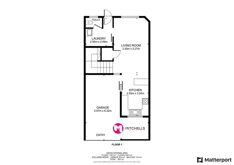 Floorplan of Homely unit listing, 5/4 Frank Street, Scarness QLD 4655