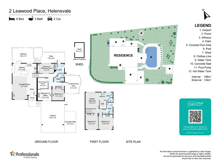 Floorplan of Homely house listing, 2 Leawood Place, Helensvale QLD 4212