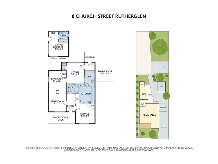 Floorplan of Homely house listing, 8 Church Street, Rutherglen VIC 3685