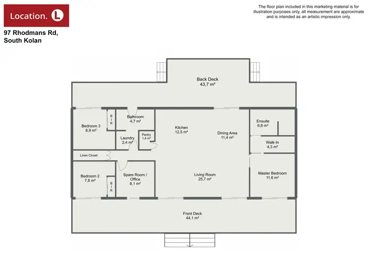 Floorplan of Homely rural property listing, 93 Rohdmanns Road, South Kolan QLD 4670