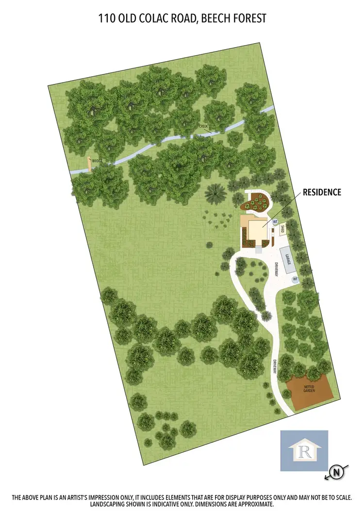 Floorplan of Homely rural property listing, 110 Old Colac Road, Beech Forest VIC 3237