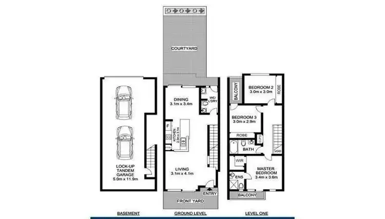 Floorplan of Homely townhouse listing, 6/158-160 Railway Terrace, Merrylands NSW 2160