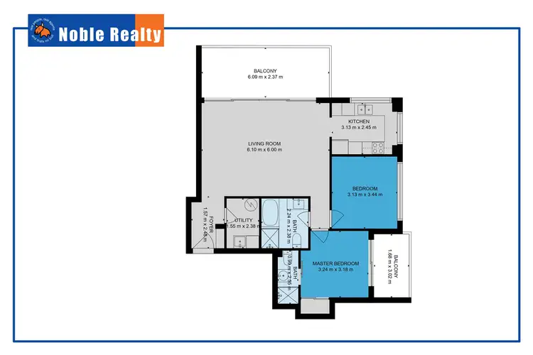 Floorplan of Homely unit listing, 2/58 Wharf St, Forster NSW 2428