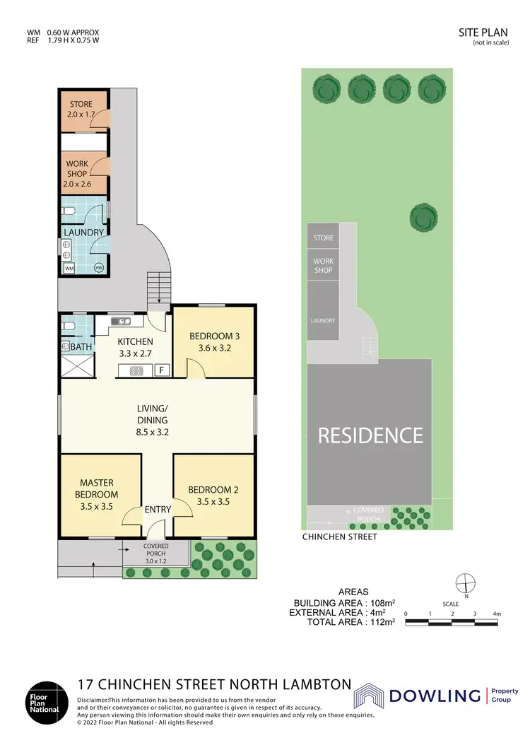 Floorplan of Homely house listing, 17 Chinchen Street, North Lambton NSW 2299