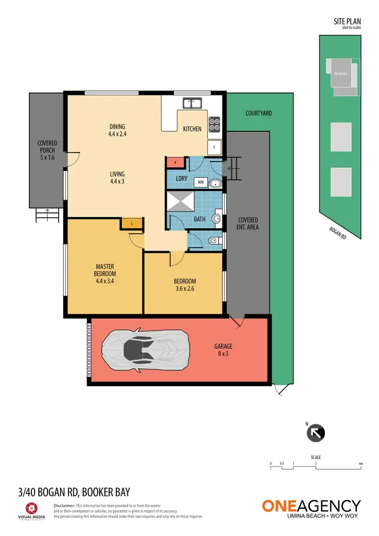 Floorplan of Homely villa listing, 3/40 Bogan Road, Booker Bay NSW 2257