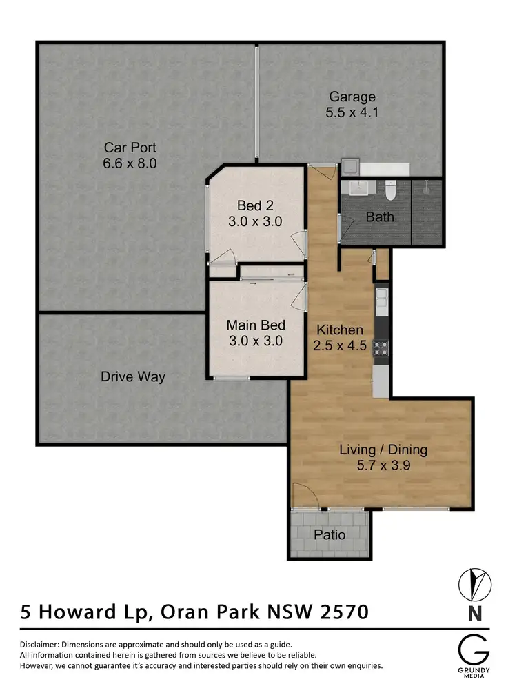 Floorplan of Homely house listing, 5a Howard Loop, Oran Park NSW 2570