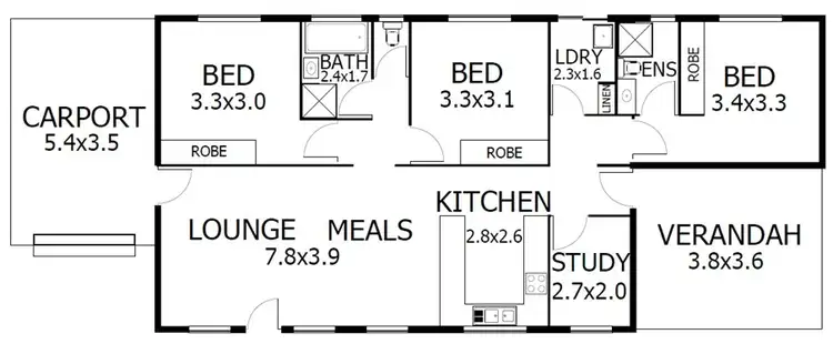 Floorplan of Homely house listing, 1D River Street, Murray Bridge SA 5253