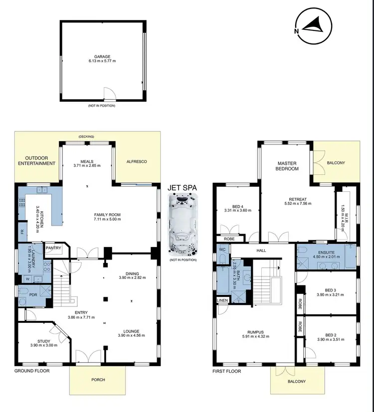 Floorplan of Homely house listing, 15 Otago Loop, Caroline Springs VIC 3023