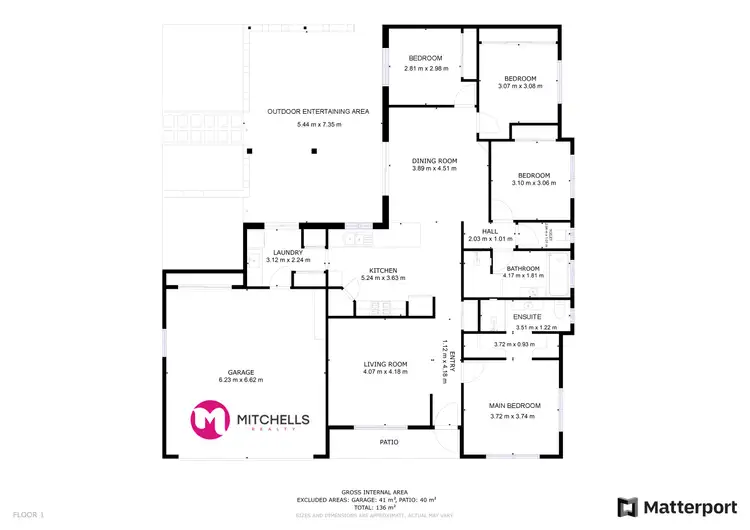 Floorplan of Homely house listing, 21 Gumtree Drive, Urraween QLD 4655