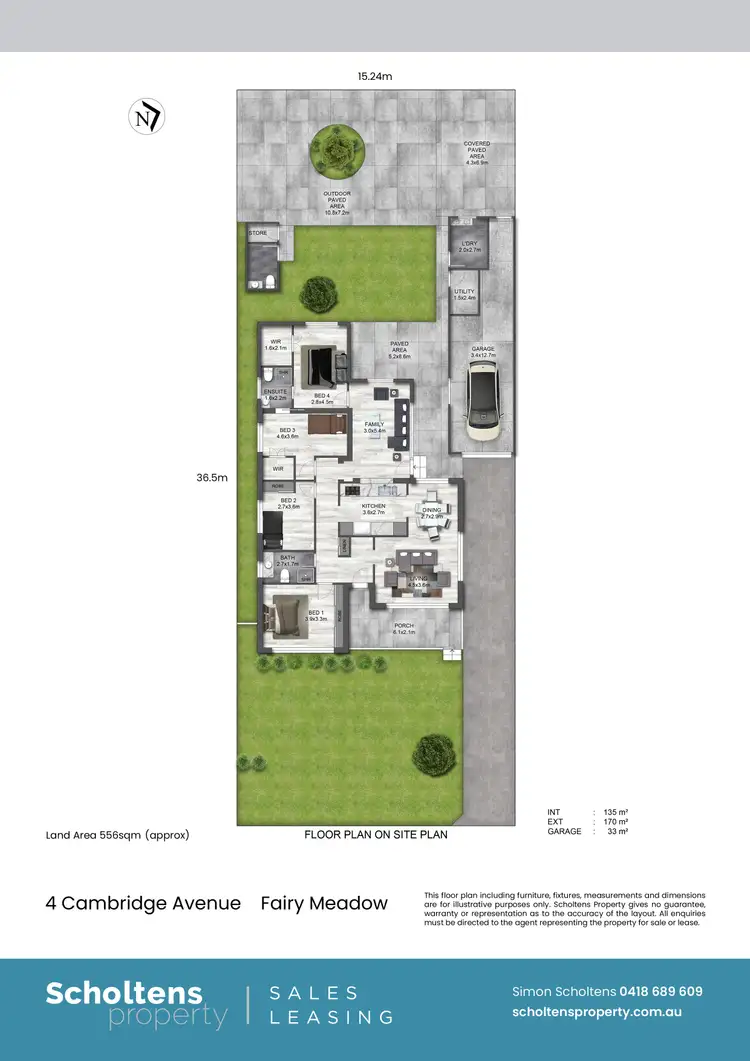 Floorplan of Homely house listing, 4 Cambridge Avenue, Fairy Meadow NSW 2519