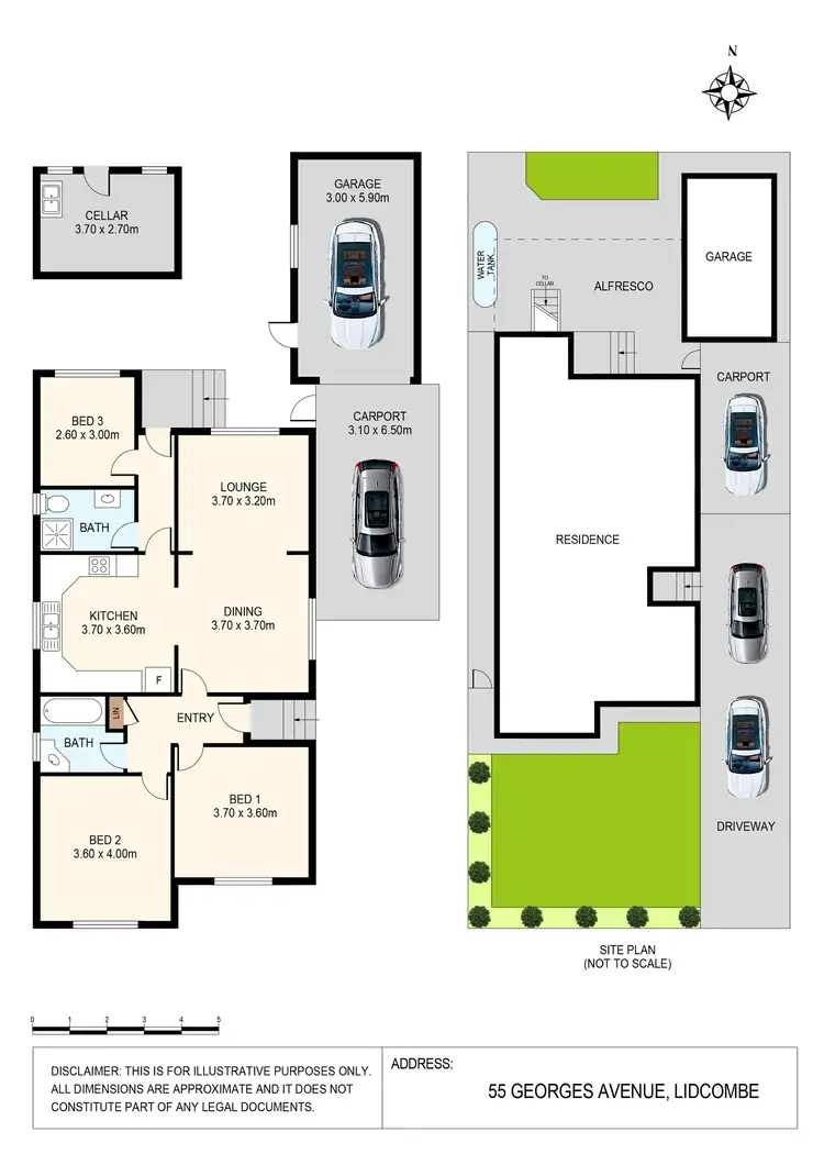 Floorplan of Homely house listing, 55 Georges Avenue, Lidcombe NSW 2141