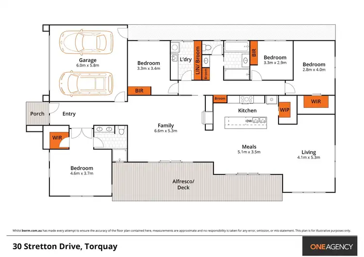 Floorplan of Homely house listing, 30 Stretton Drive, Torquay VIC 3228