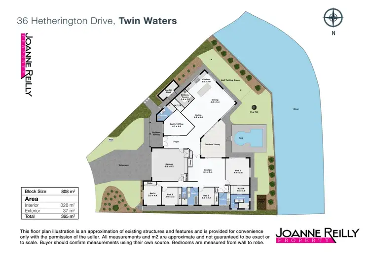 Floorplan of Homely house listing, 36 Hetherington Drive, Twin Waters QLD 4564
