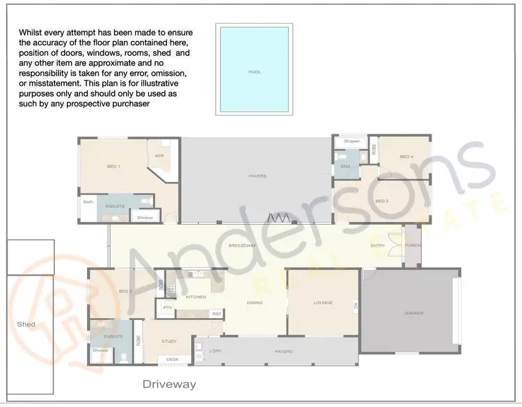 Floorplan of Homely house listing, 6 Cove Court, Wongaling Beach QLD 4852