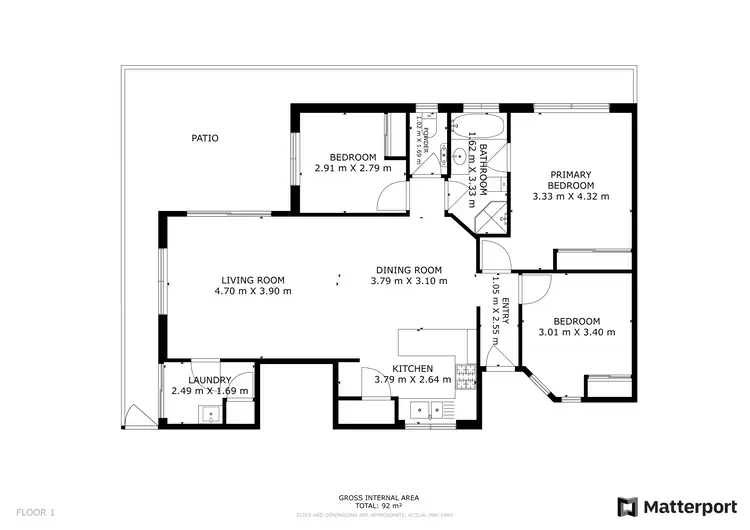 Floorplan of Homely villa listing, 3/7 Ellam Street, St James WA 6102