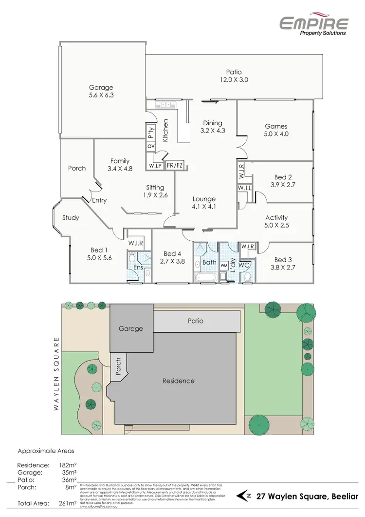 Floorplan of Homely house listing, 27 Waylen Square, Beeliar WA 6164