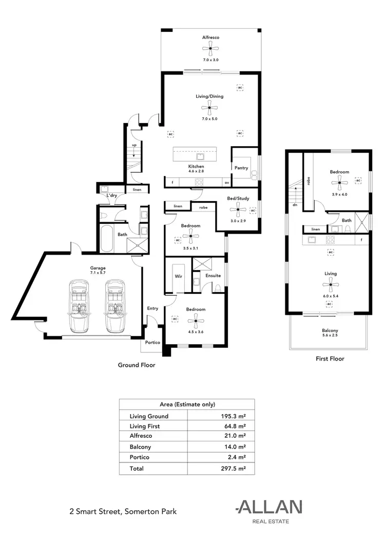 Floorplan of Homely house listing, 2 Smart Street, Somerton Park SA 5044