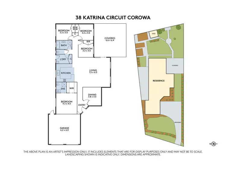 Floorplan of Homely house listing, 38 Katrina Circuit, Corowa NSW 2646