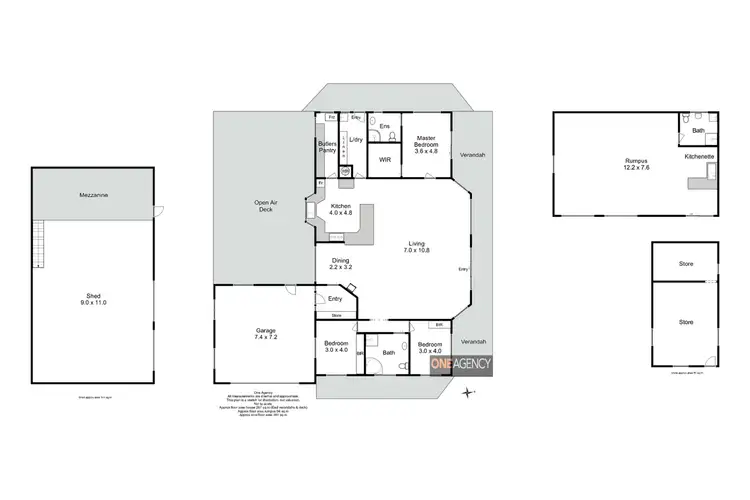 Floorplan of Homely house listing, 404 Tierneys Road, Alcomie TAS 7330