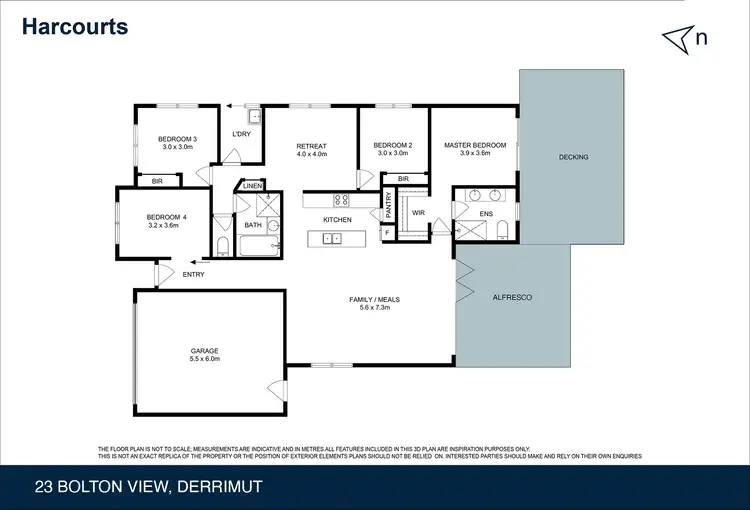 Floorplan of Homely house listing, 23 Bolton View, Derrimut VIC 3026