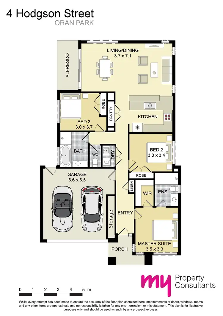 Floorplan of Homely house listing, 4 Hodgson Street, Oran Park NSW 2570