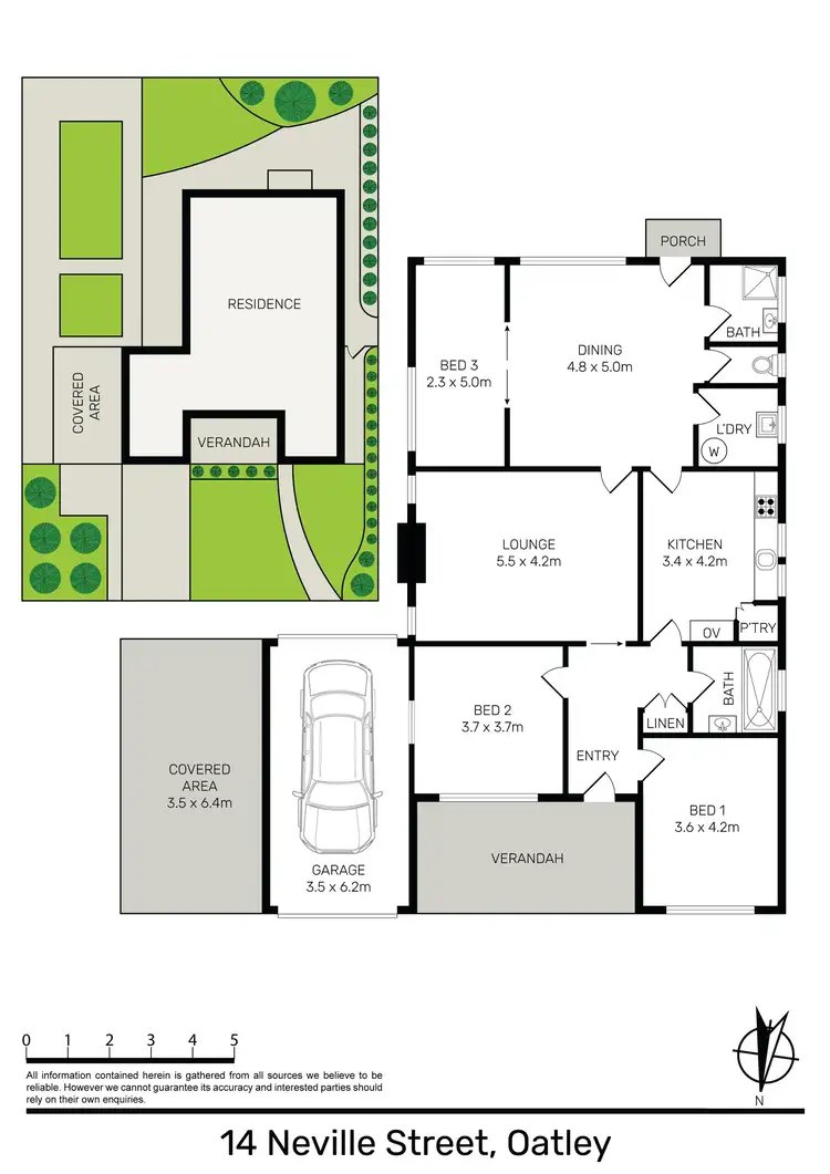 Floorplan of Homely house listing, 14 Neville Street, Oatley NSW 2223
