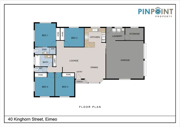 Floorplan of Homely house listing, 40 Kinghorn Street, Eimeo QLD 4740