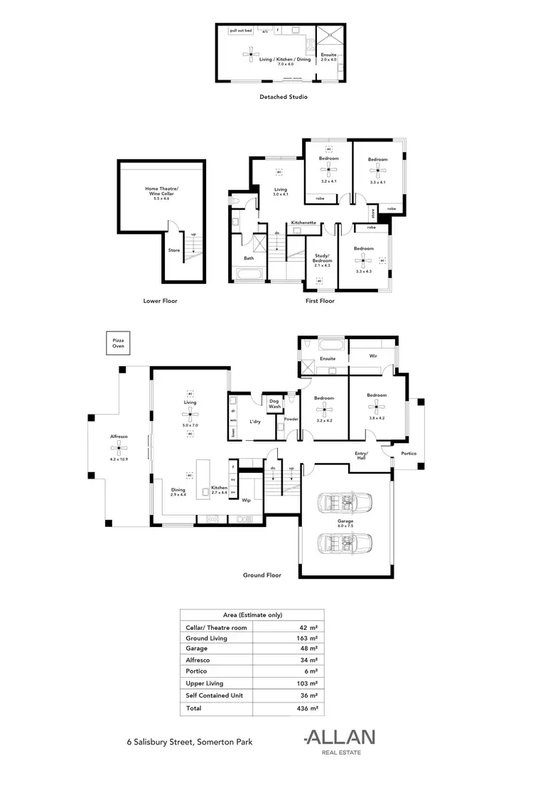 Floorplan of Homely house listing, 6 Salisbury Street, Somerton Park SA 5044