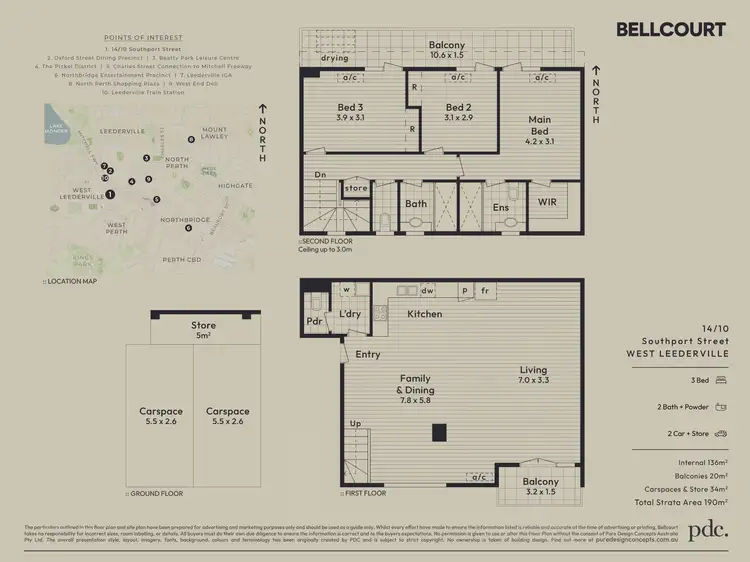 Floorplan of Homely apartment listing, 14/10 Southport Street, West Leederville WA 6007