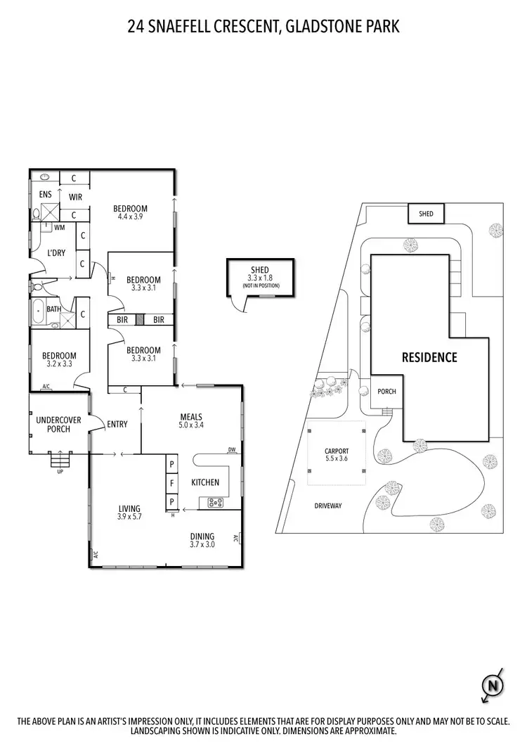 Floorplan of Homely house listing, 24 Snaefell Crescent, Gladstone Park VIC 3043