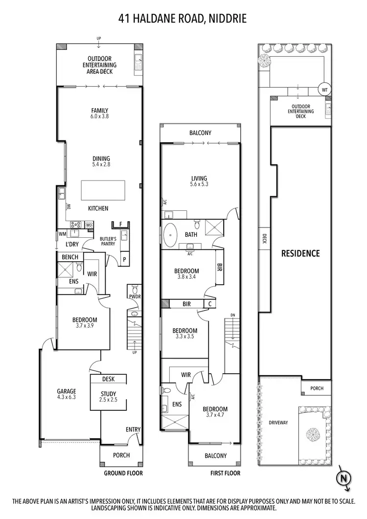 Floorplan of Homely house listing, 41 Haldane Road, Niddrie VIC 3042