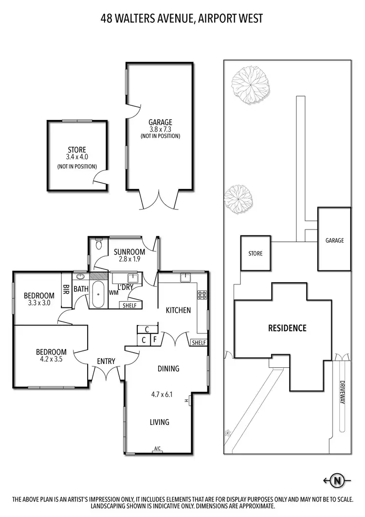 Floorplan of Homely house listing, 48 Walters Avenue, Airport West VIC 3042