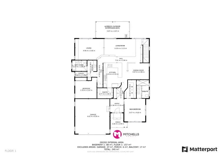 Floorplan of Homely house listing, 45 Gundesen Drive, Urraween QLD 4655