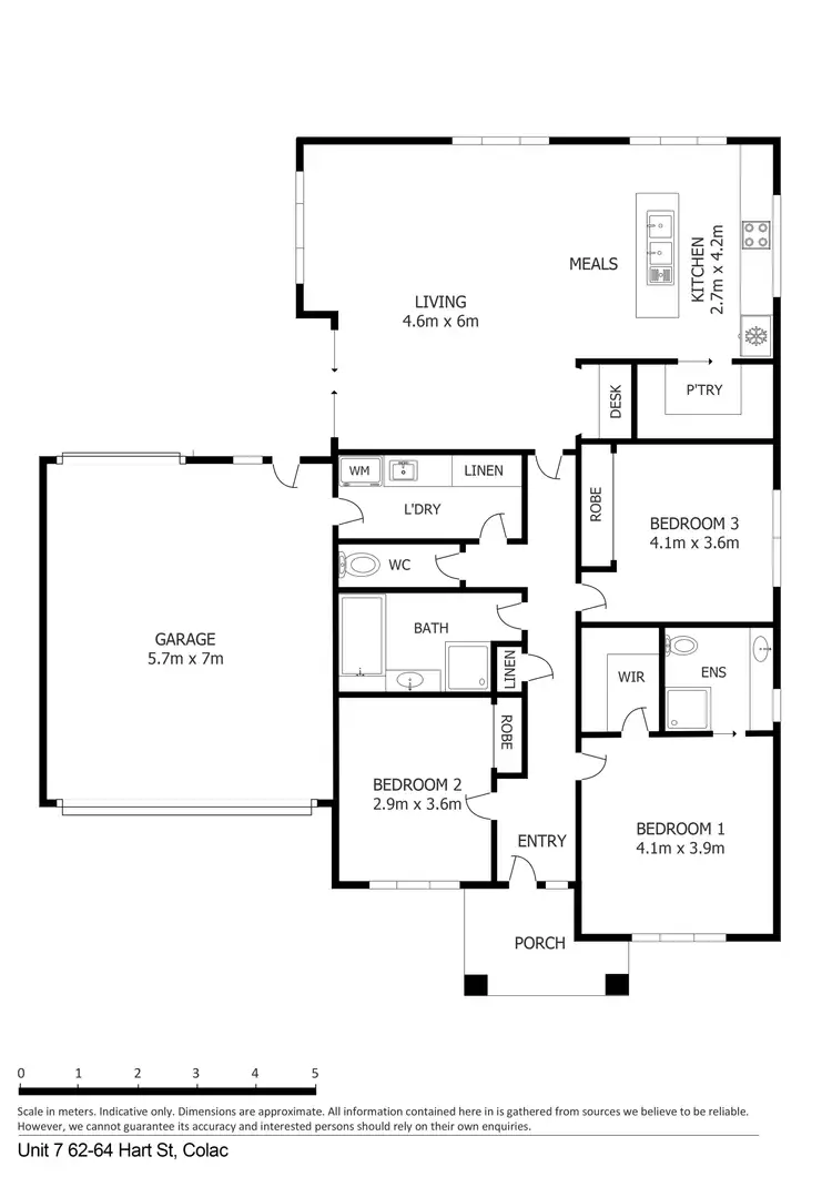 Floorplan of Homely house listing, 62B Hart Street, Colac VIC 3250