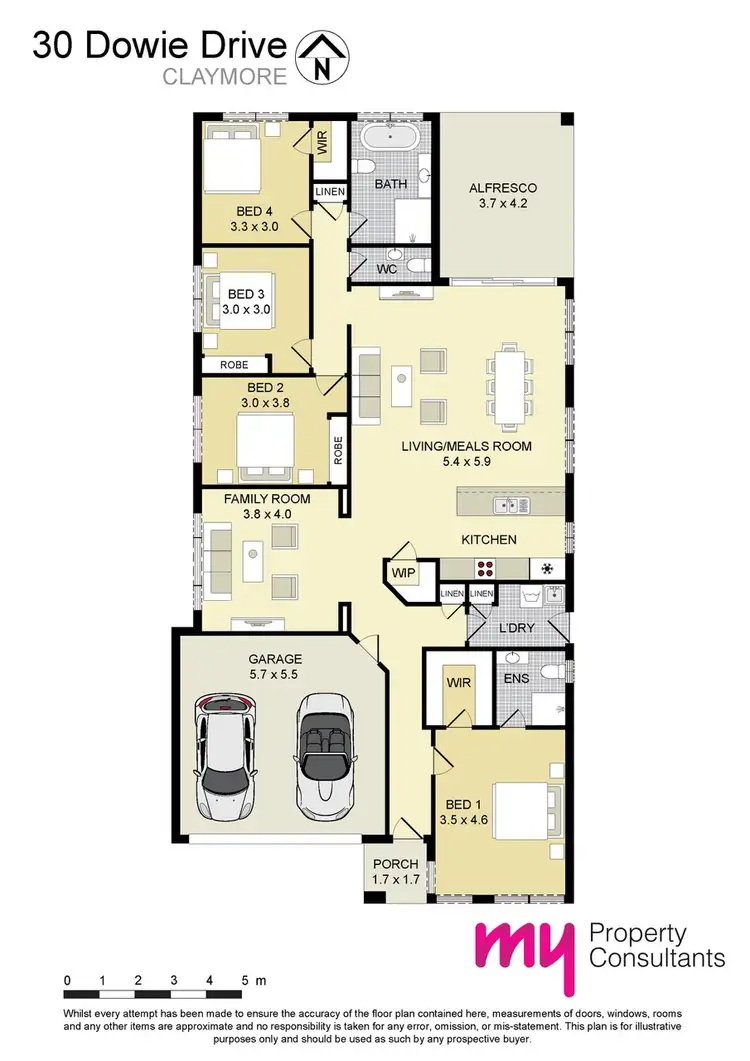 Floorplan of Homely house listing, 30 Dowie Drive, Claymore NSW 2559