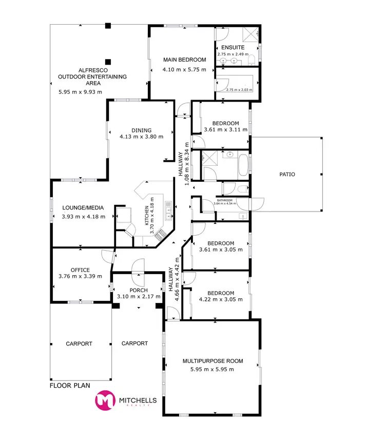 Floorplan of Homely house listing, 1 Lady Nelson Drive, Eli Waters QLD 4655