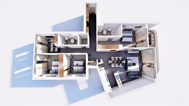 Floorplan of Homely apartment listing, Level 2/A206/11 Lapwing Avenue, Shell Cove NSW 2529