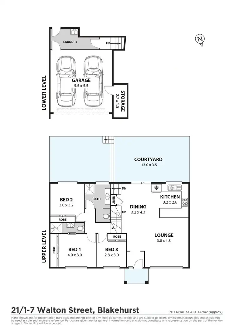 Floorplan of Homely townhouse listing, 21/1-7 Walton Street, Blakehurst NSW 2221