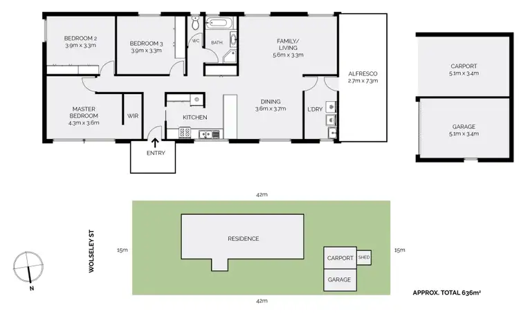 Floorplan of Homely house listing, 13 Wolseley Street, South Bathurst NSW 2795