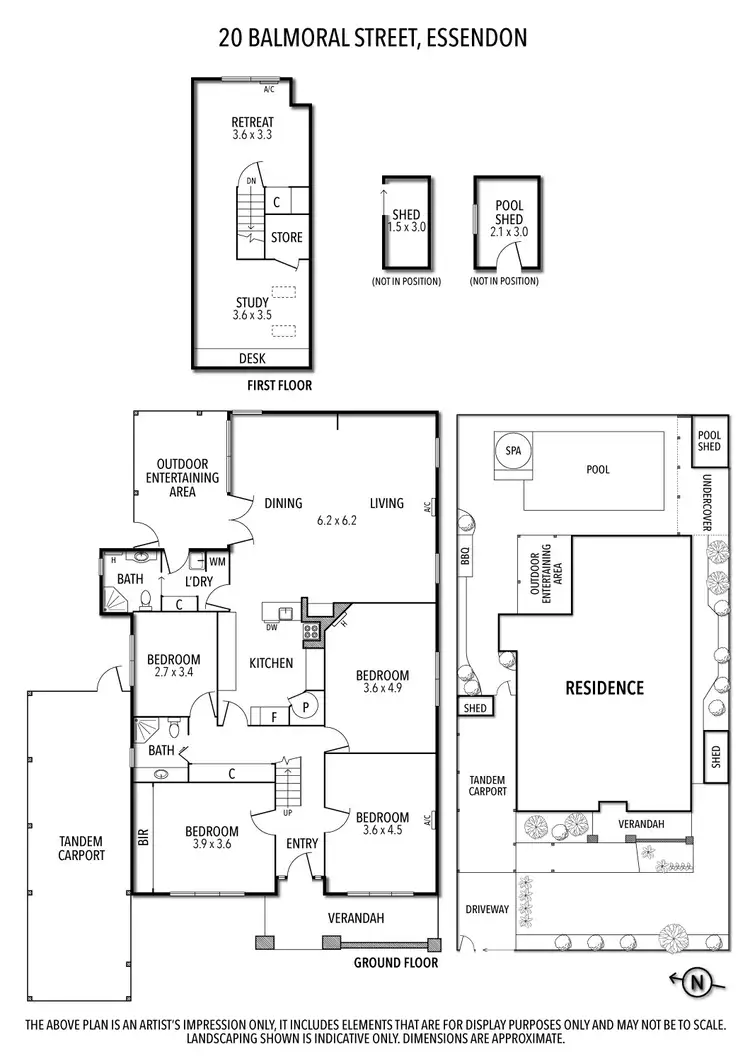 Floorplan of Homely house listing, 20 Balmoral Street, Essendon VIC 3040