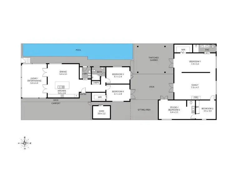 Floorplan of Homely house listing, 4 Lang Street, Oak Flats NSW 2529