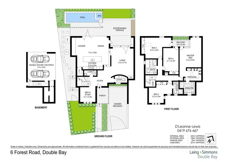 Floorplan of Homely house listing, 6 Forest Road, Double Bay NSW 2028
