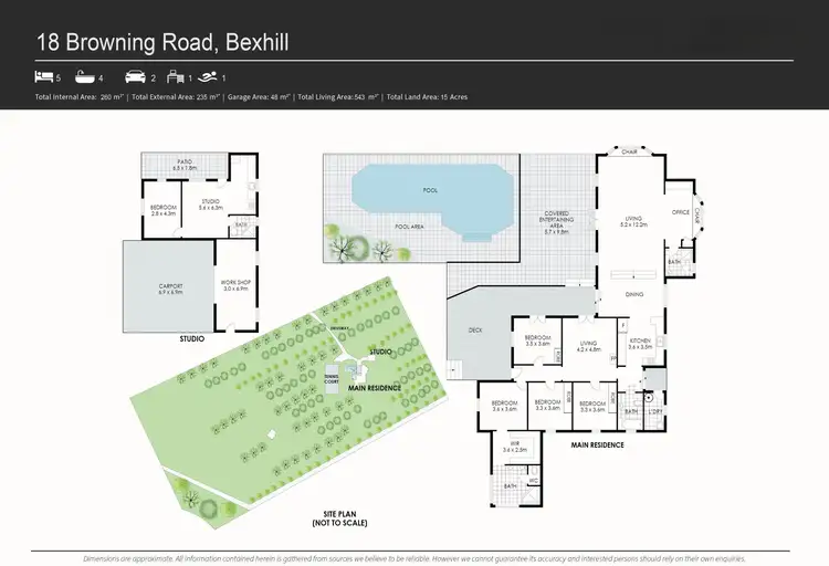 Floorplan of Homely rural property listing, 18 Browning Road, Bexhill NSW 2480