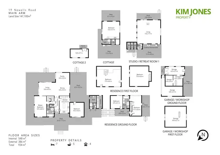 Floorplan of Homely rural property listing, 19 Newells Road, Main Arm NSW 2482